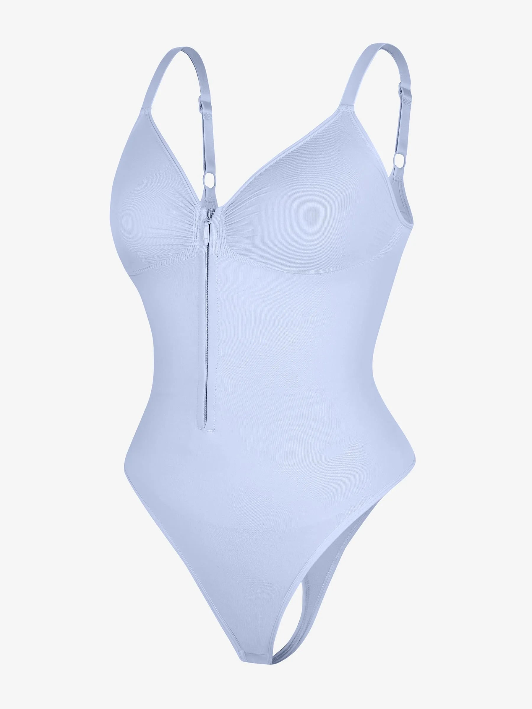 Tummy Control Seamless Zipper Shaping Bodysuit