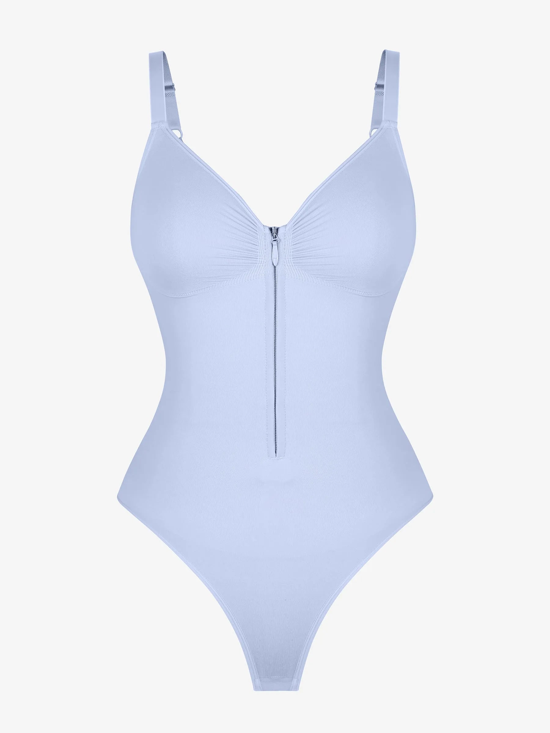 Tummy Control Seamless Zipper Shaping Bodysuit
