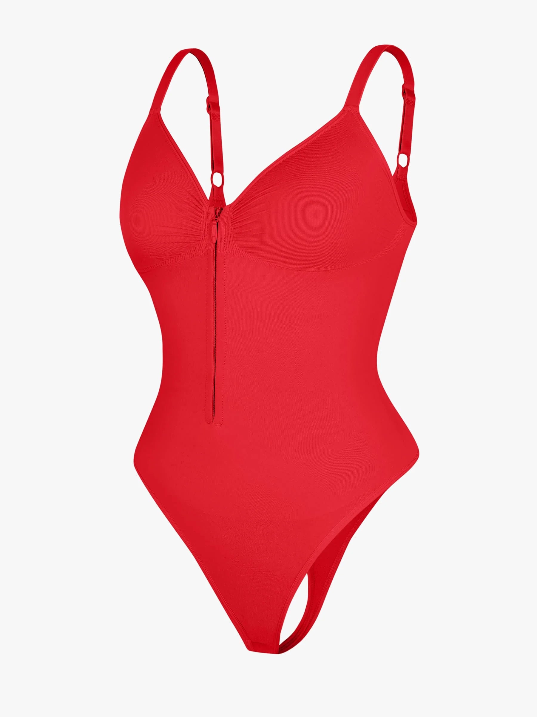 Tummy Control Seamless Zipper Shaping Bodysuit