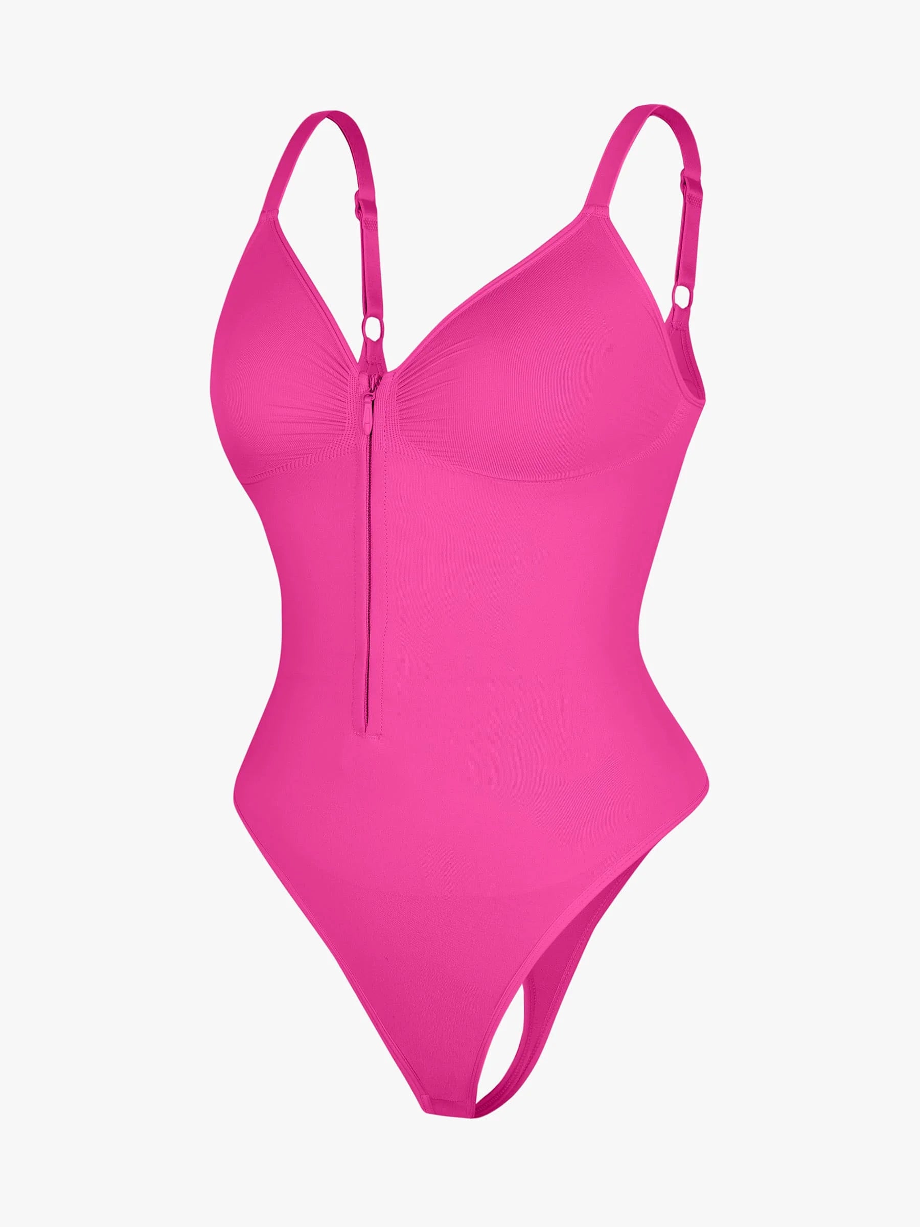 Tummy Control Seamless Zipper Shaping Bodysuit